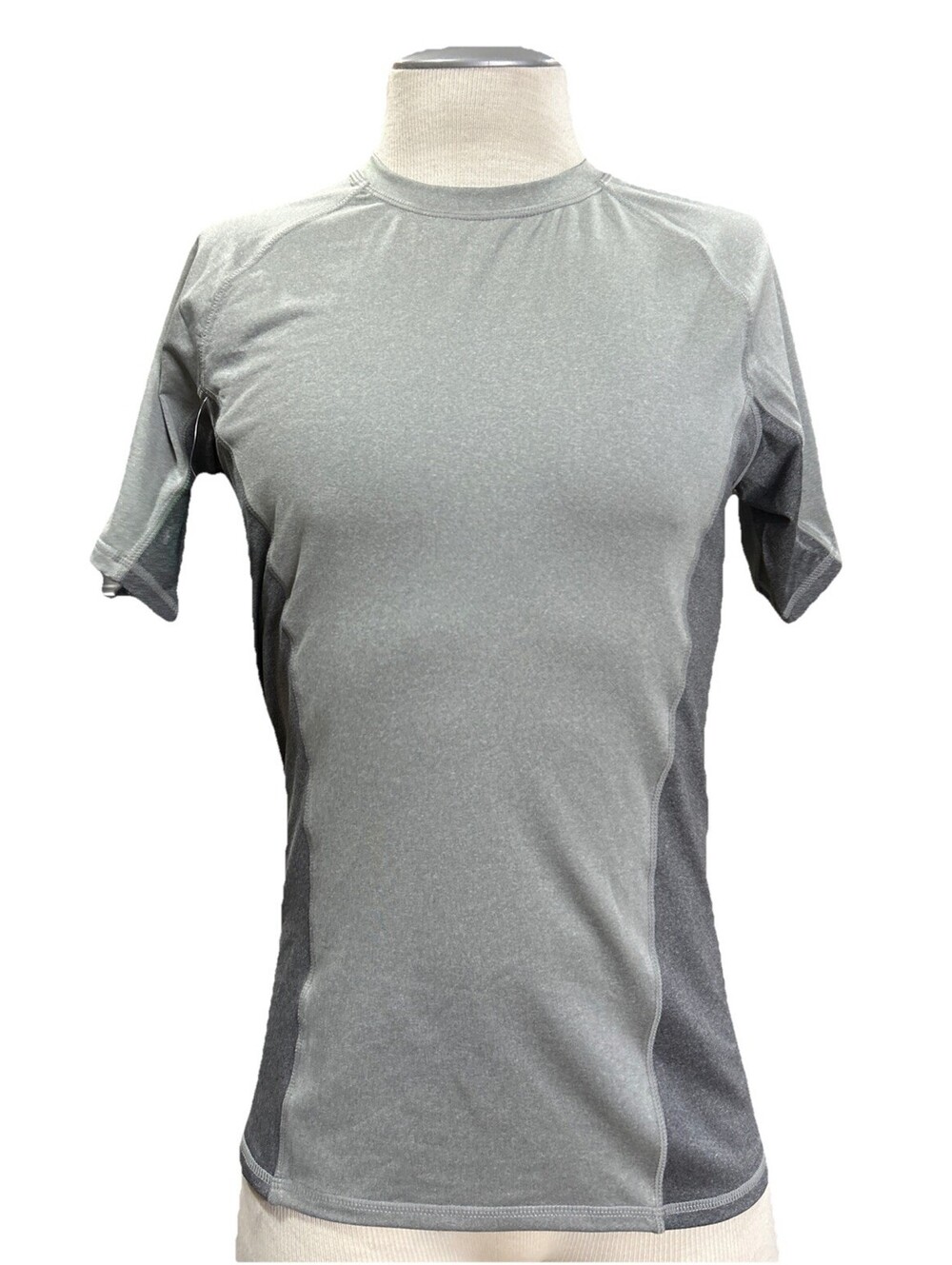 Sea Doo Mens Rash Guard Shirt M Smoke Gray Short Sleeve